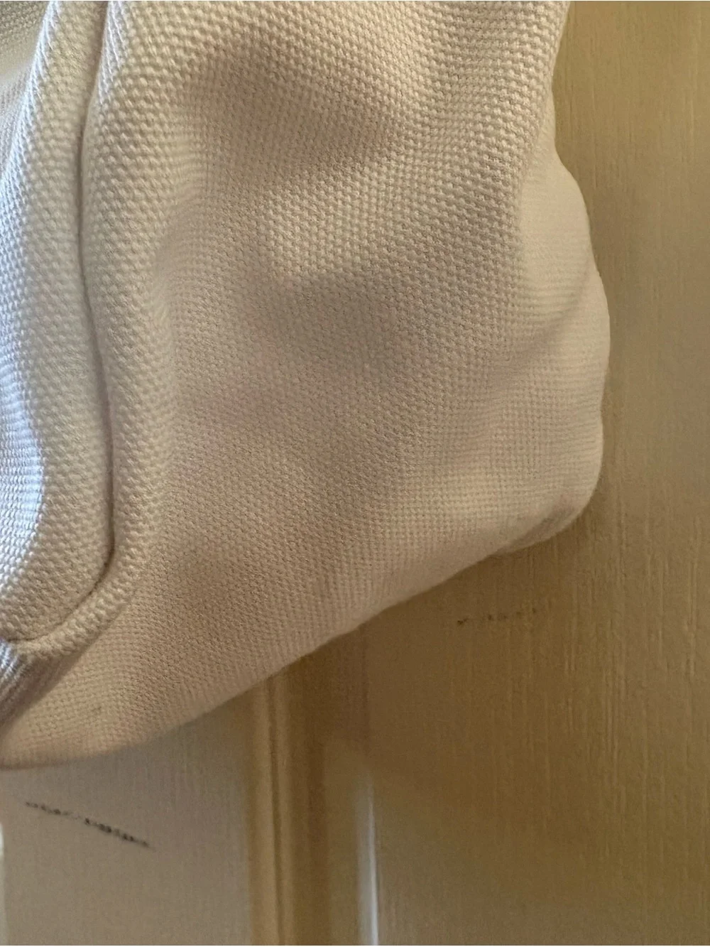 Ralph Lauren Polo Bear White Canvas Tote Bag